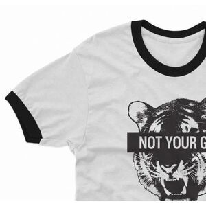 Ringer Tee | Not Your Girl | Epsi Lane | Graphic Tshirt | NWT